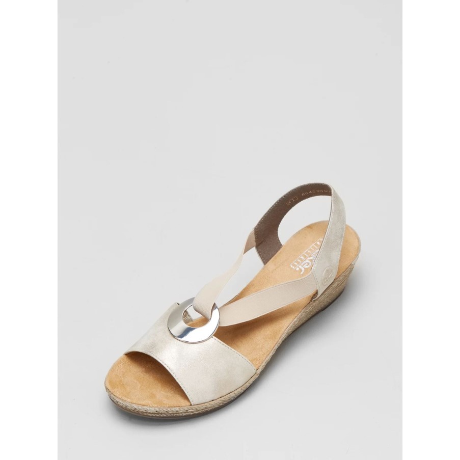 ブラック リーカー サークル トリム ウェッジ