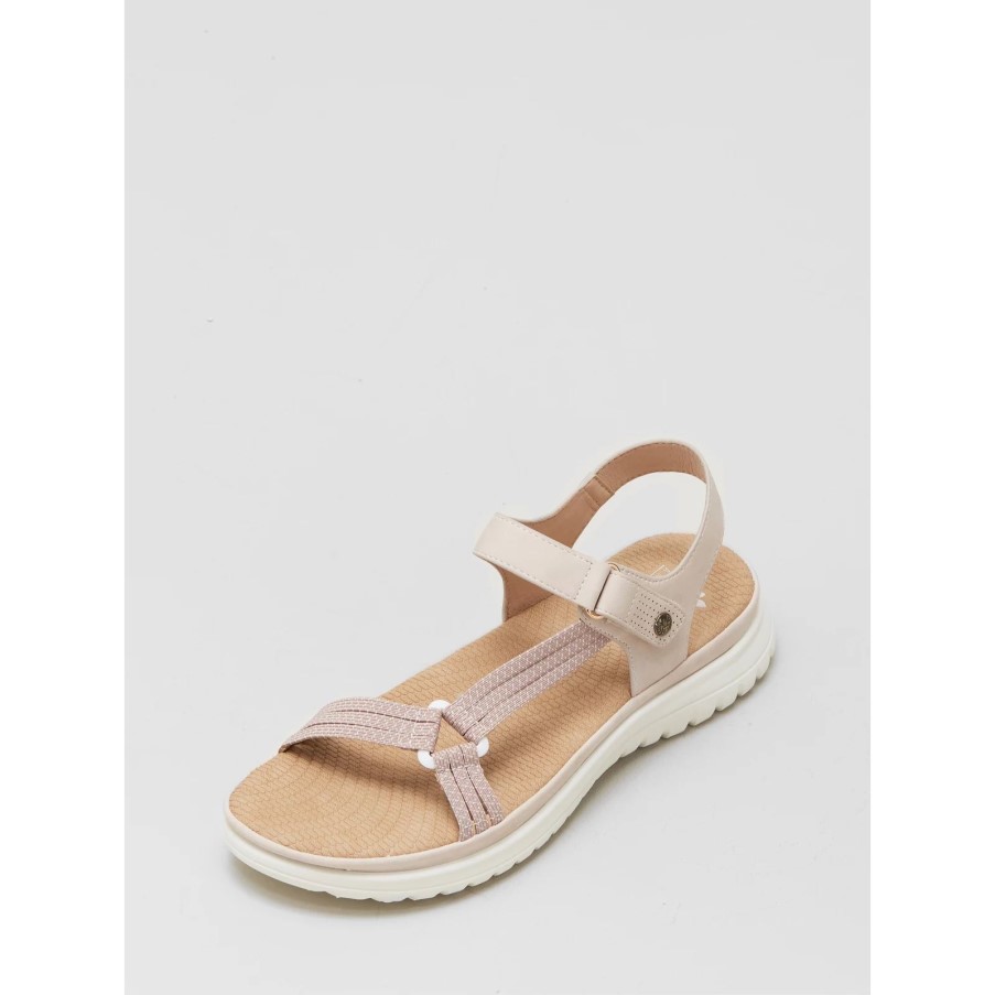 リーカー スポーティ ピンク サンダル