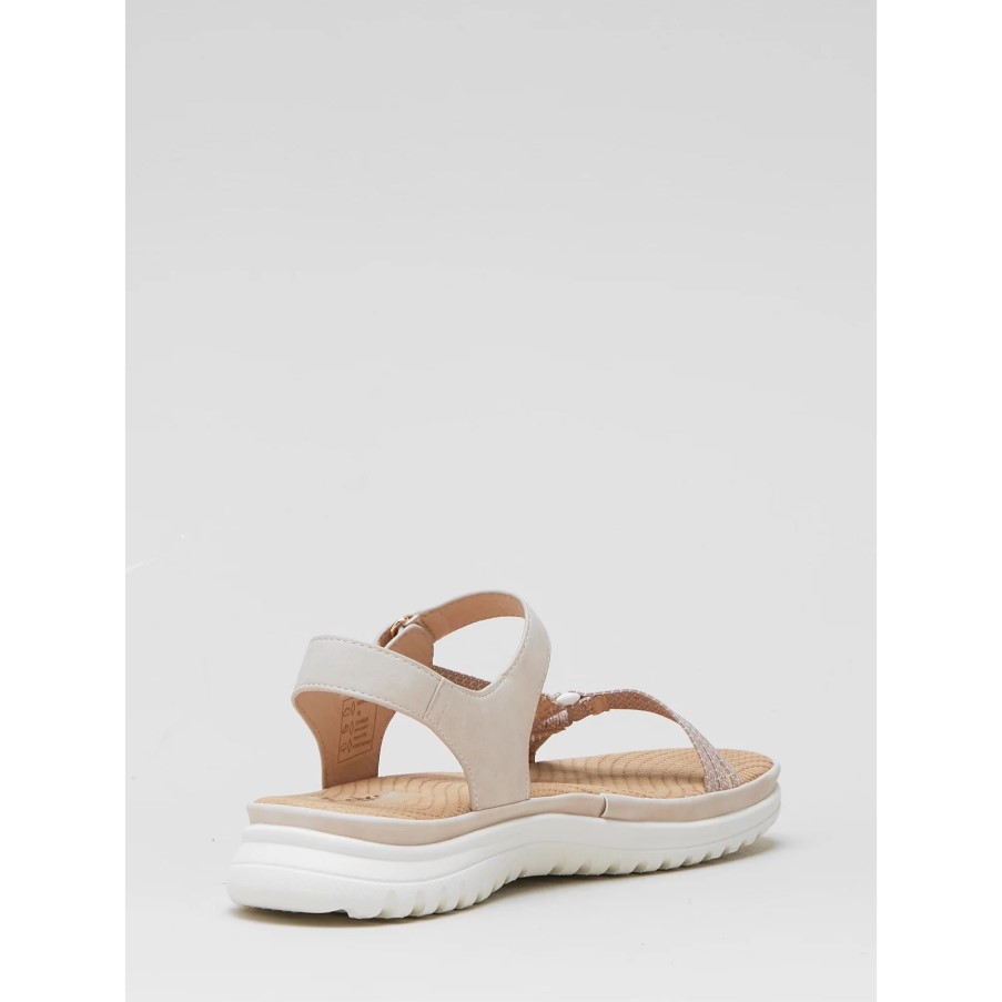 リーカー スポーティ ピンク サンダル