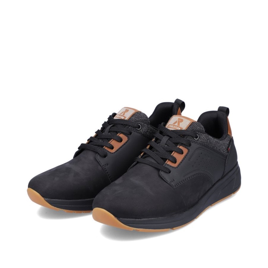 リーカー ブラック R-evolution 07005 メンズ シューズ