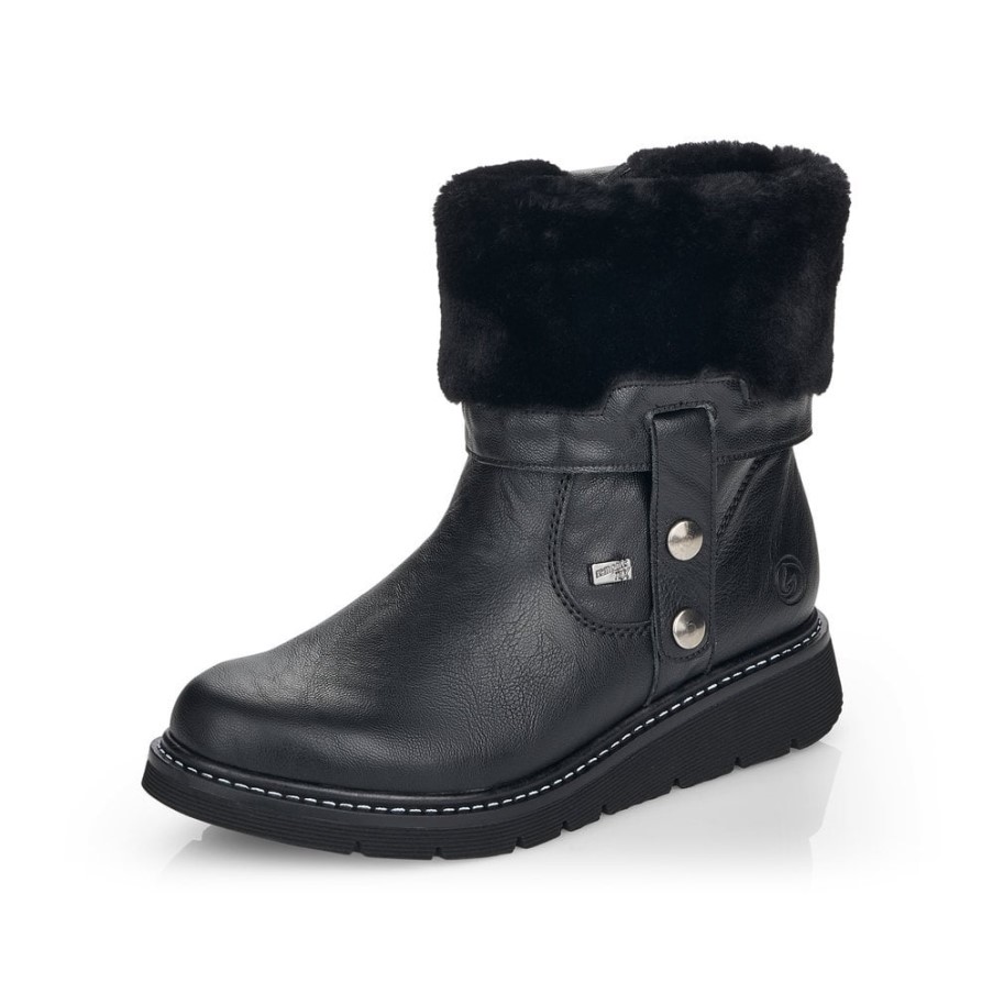 リーカー ブラック レモンテ D3976 レディース ブーツ