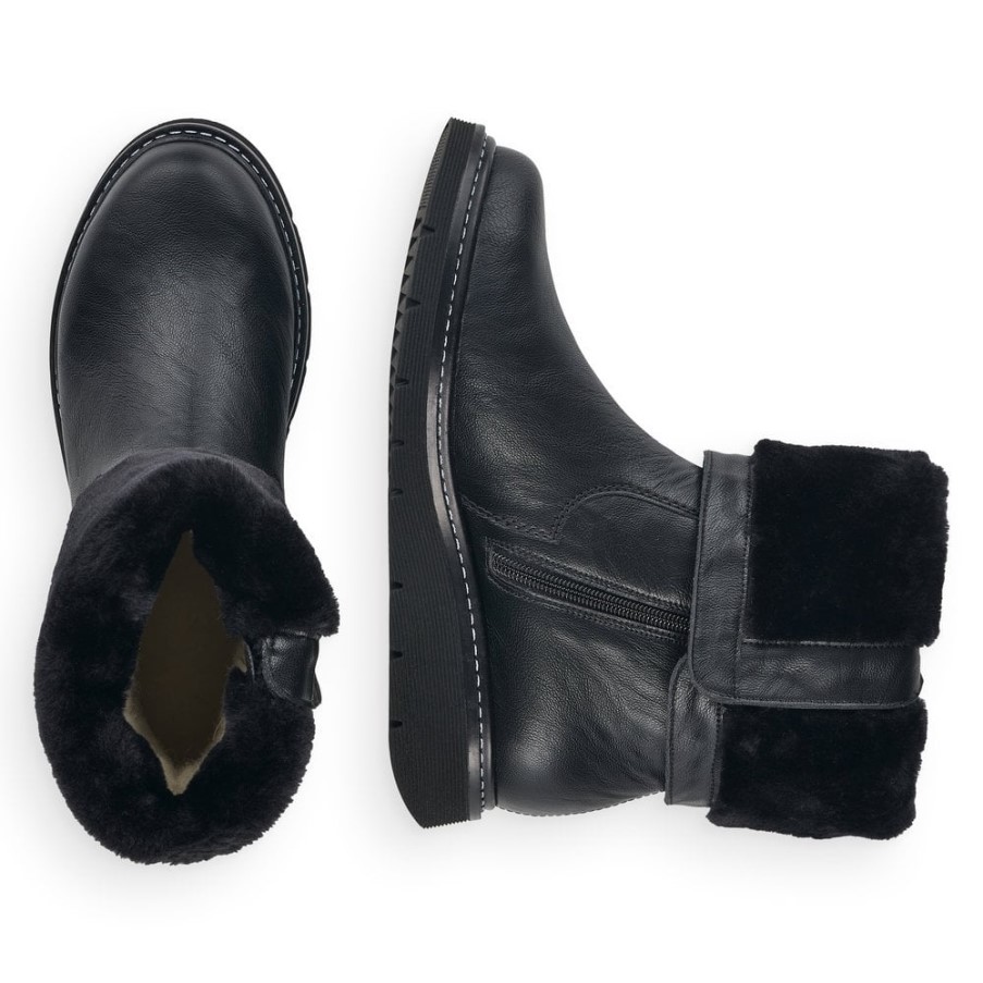 リーカー ブラック レモンテ D3976 レディース ブーツ