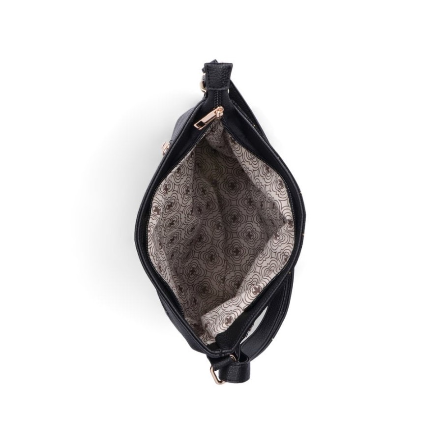 ブラック リーカー H1040-00 レディース ブラック ジッパーバッグ