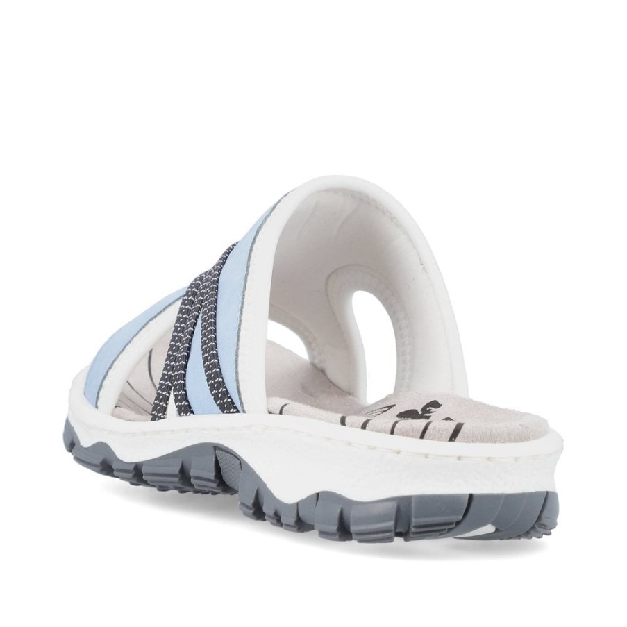 ブルー Rieker 68880 女性サンダル