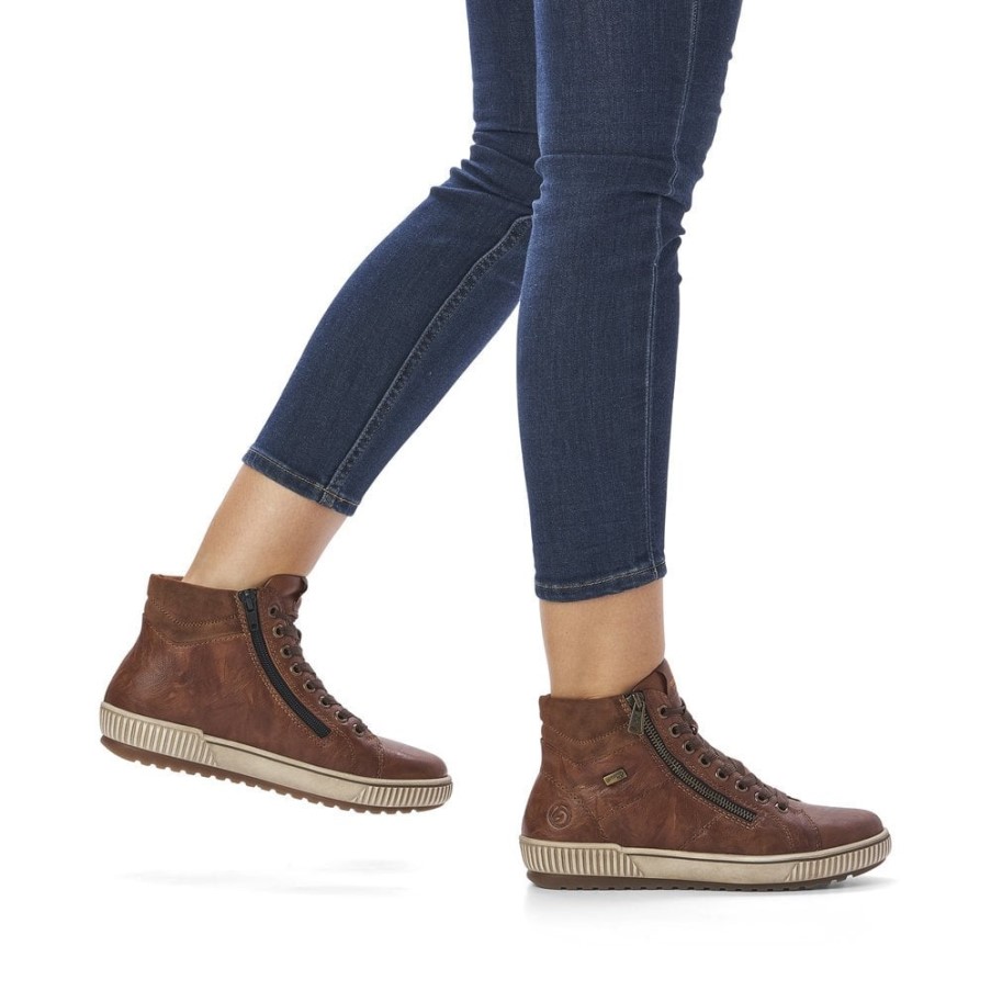 Rieker ブラウン Remonte D0772 レディース ブーツ