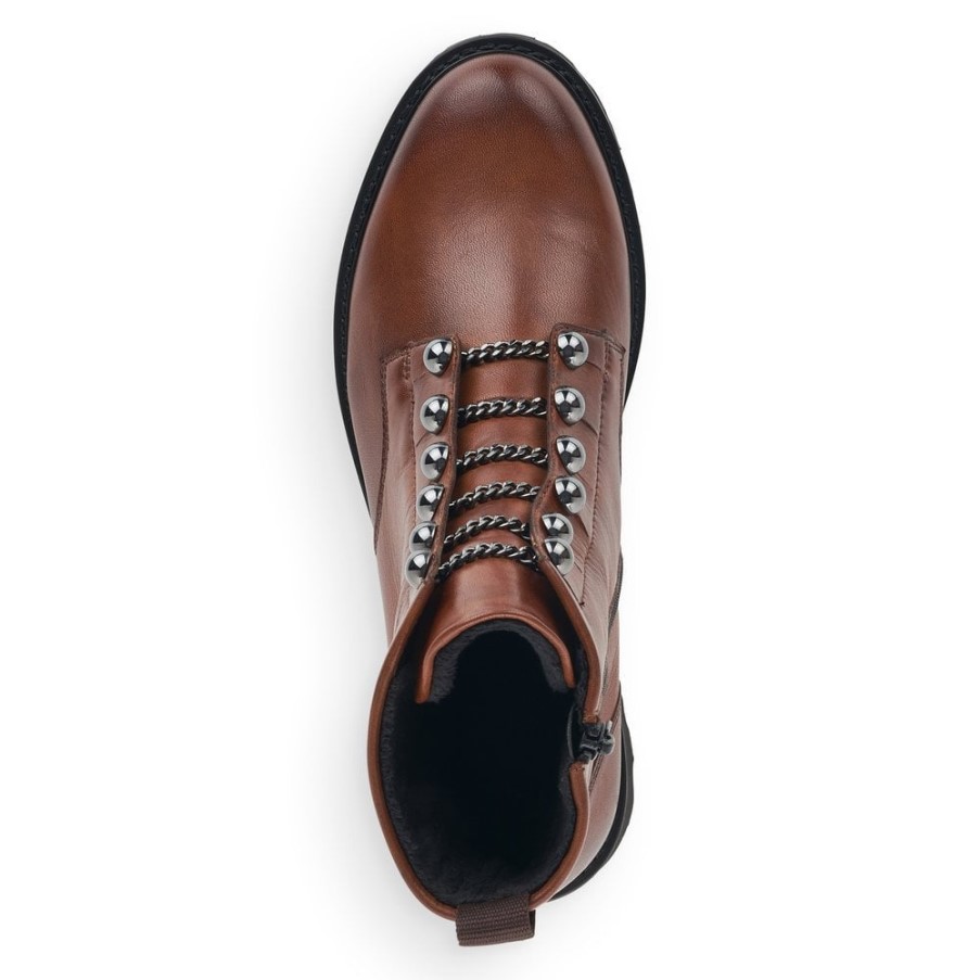 Rieker ブラウン Remonte D8670 レディース ブーツ