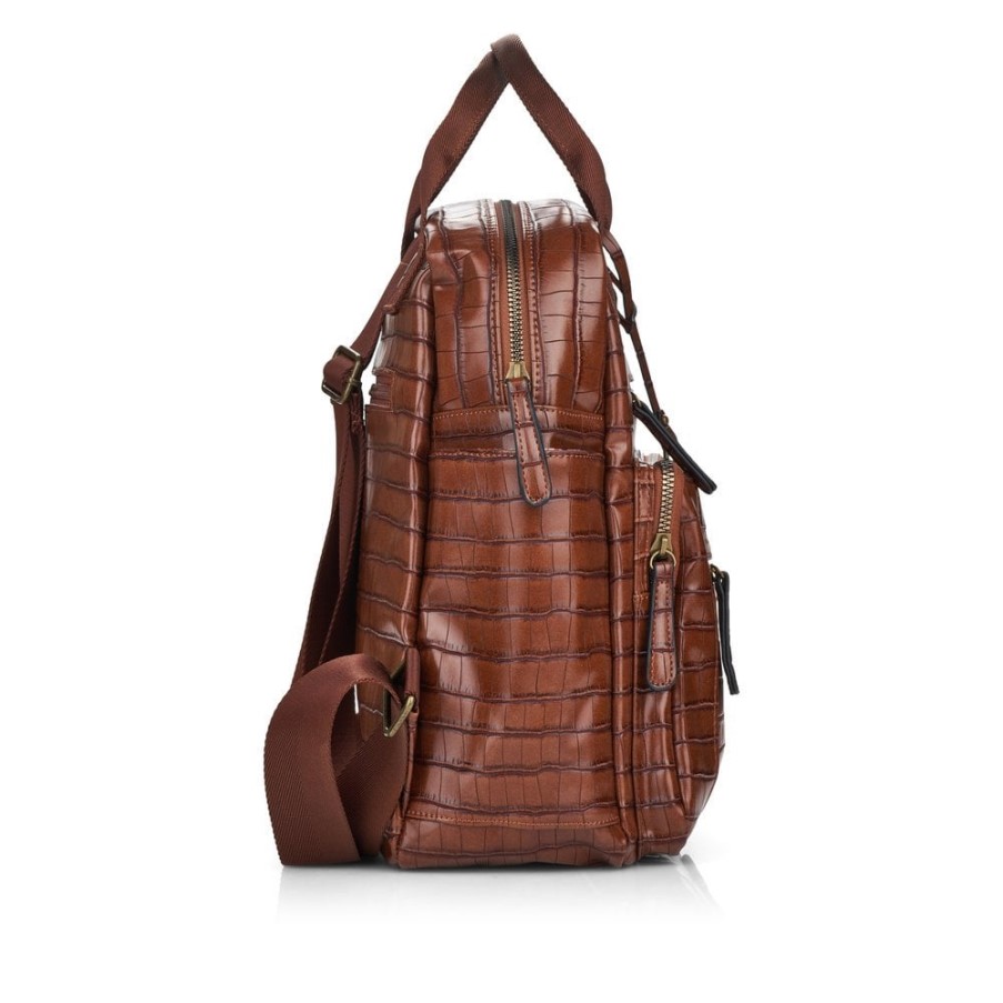 リーカー ブラウン Remonte Q0520-25 レディース ブラウン ジッパー バッグ