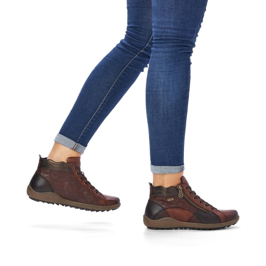 Rieker ブラウン Remonte R1467 レディース ブーツ