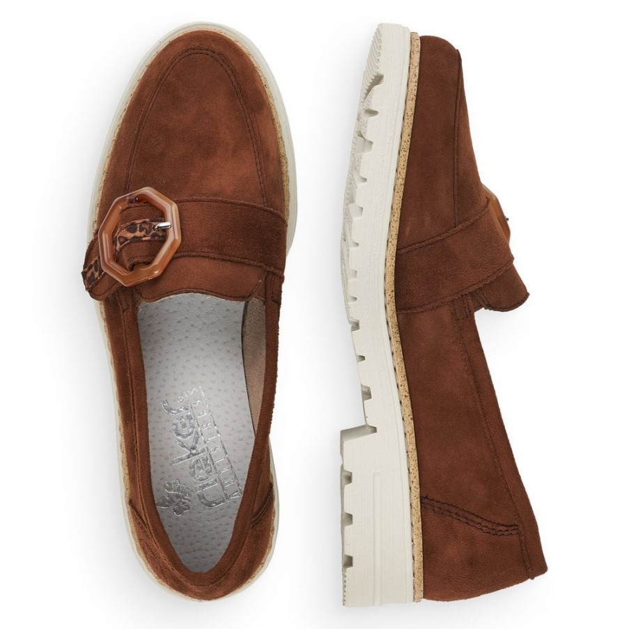 ブラウン リーカー 54864 レディース シューズ