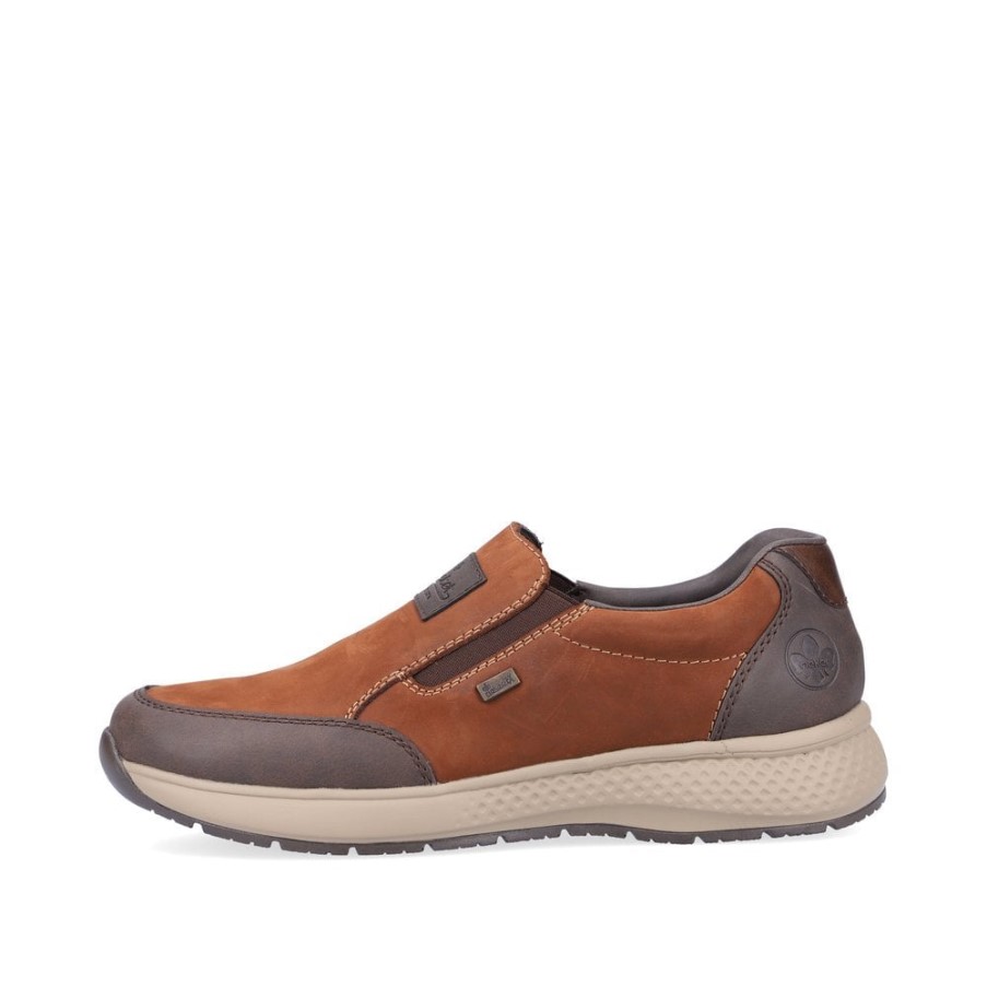 ブラウン リーカー B7654 メンズ シューズ