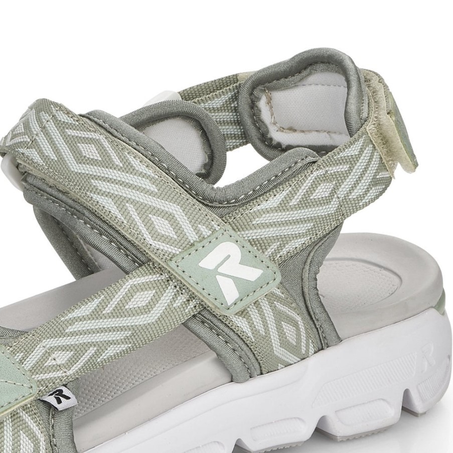 リーカー グリーン R-evolution V8402 レディース サンダル