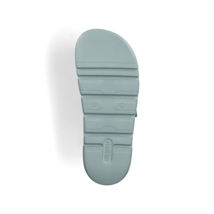 グリーン Rieker P2180 女性サンダル