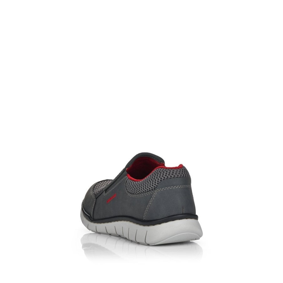 グレーリーカーメンズスリッポンシューズ.