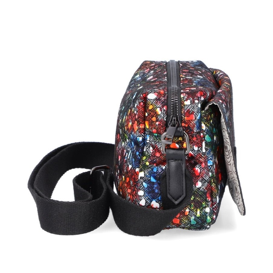 メタリック リーカー H1455-94 レディース マルチ ジッパー ハンドバッグ