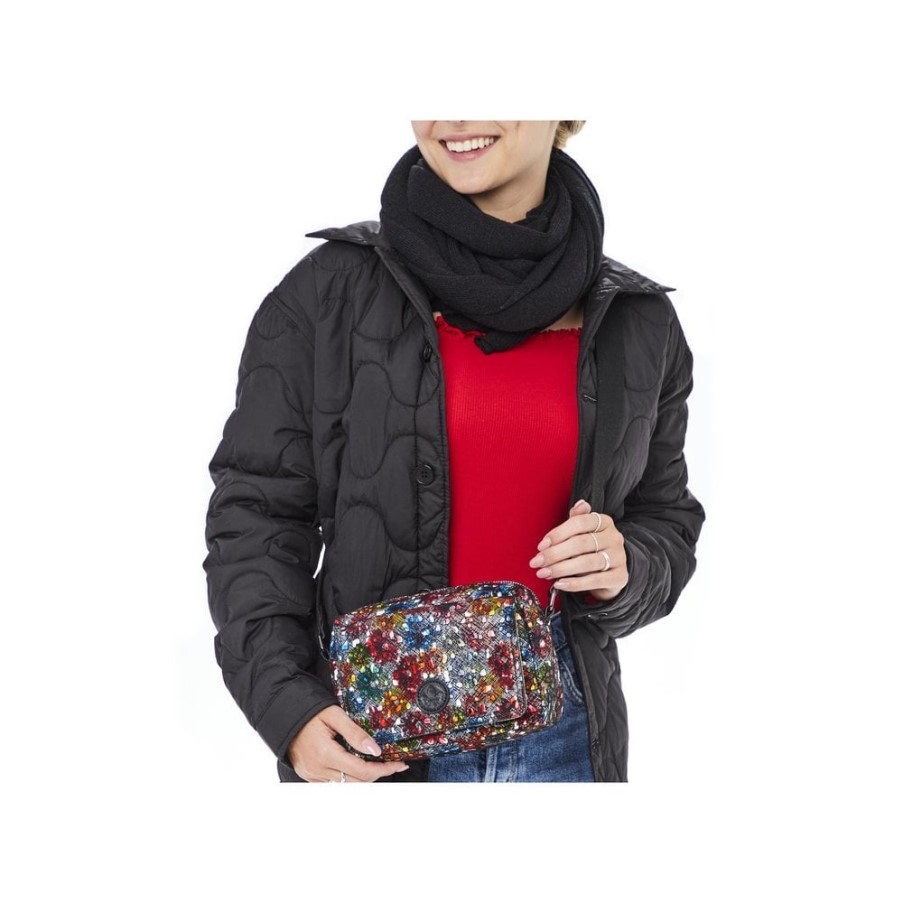 メタリック リーカー H1455-94 レディース マルチ ジッパー ハンドバッグ