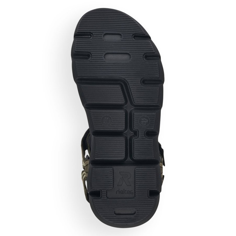 リーカー R-evolution 20802 メンズ サンダル グリーン