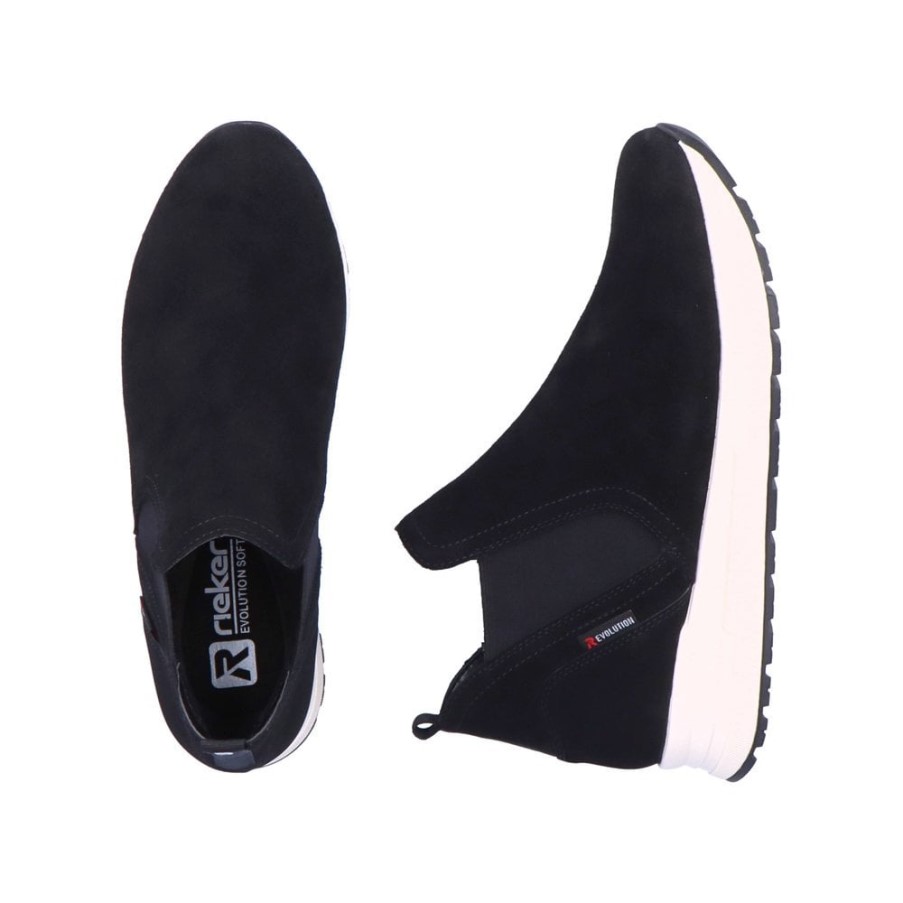 Rieker R-evolution 40860 レディース ブーツ ブラック