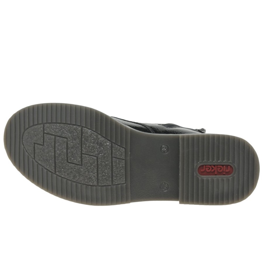 ブラック リーカー シモーネ レディース アンクル ブーツ