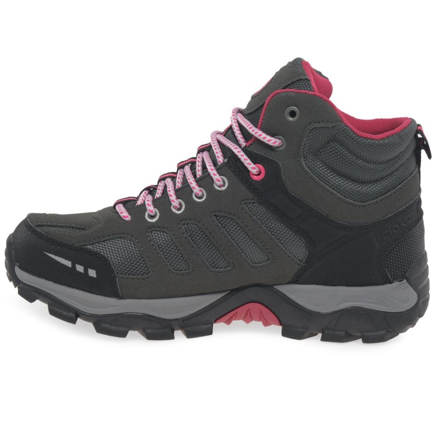 グレー リーカー タイガー レディース ウォーキング ブーツ