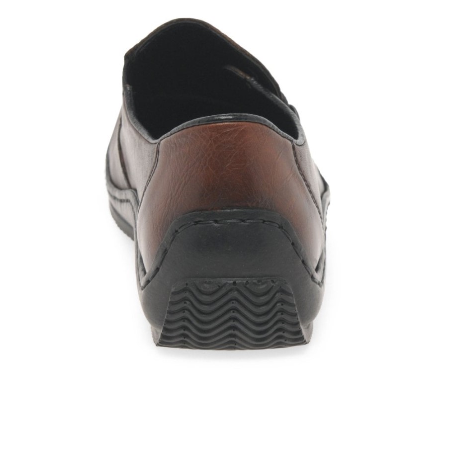 リーカー セリア レディース レザー カジュアルシューズ マホガニー