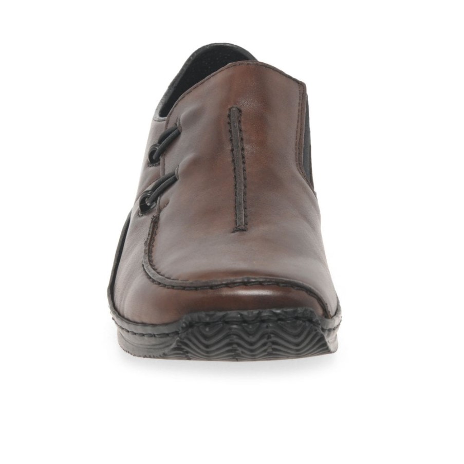 リーカー セリア レディース レザー カジュアルシューズ マホガニー