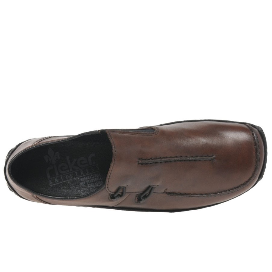 リーカー セリア レディース レザー カジュアルシューズ マホガニー