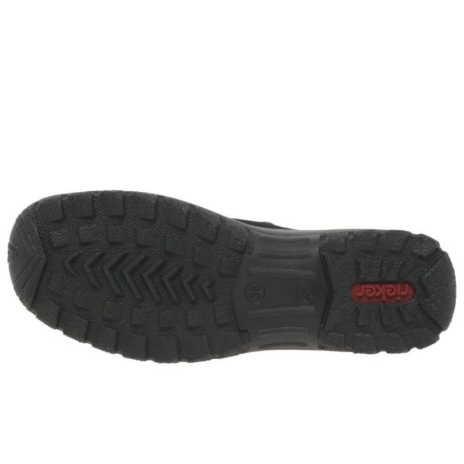 リーカー エルカ レディース カジュアル スリッポン シューズ ブラック