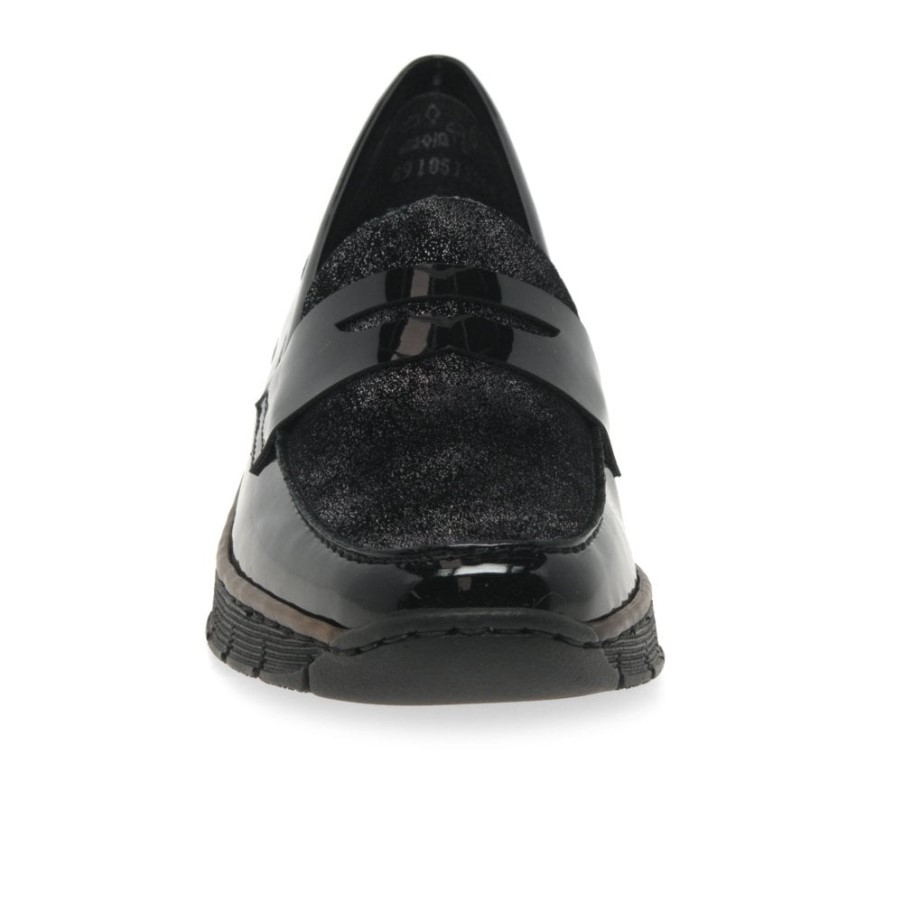 リーカー グリステン レディース カジュアル シューズ ブラック