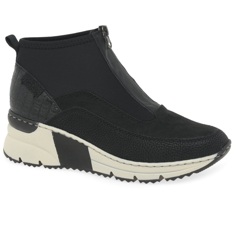 リーカー ギリシャ レディース アンクル ブーツ ブラック