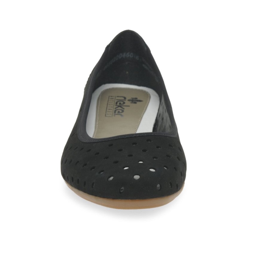 リーカー ハリントン レディース バレエ パンプス ブラック