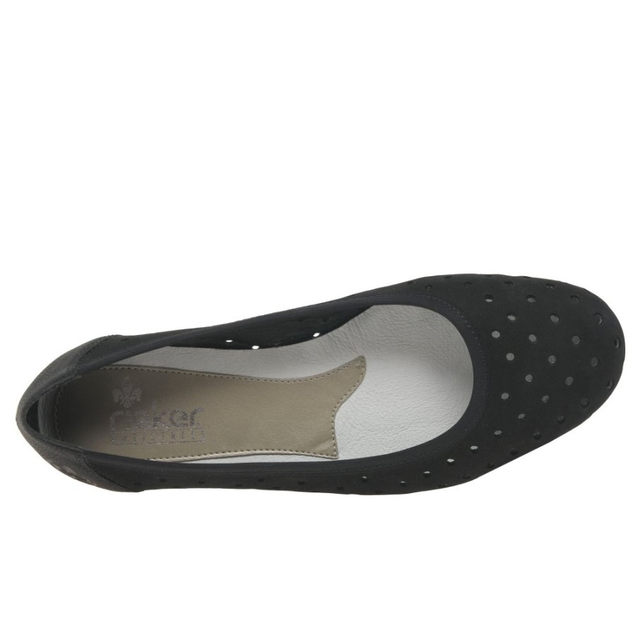 リーカー ハリントン レディース バレエ パンプス ブラック