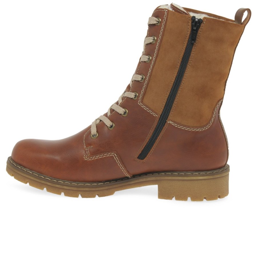 リーカー ハイク レディース アンクル ブーツ タン