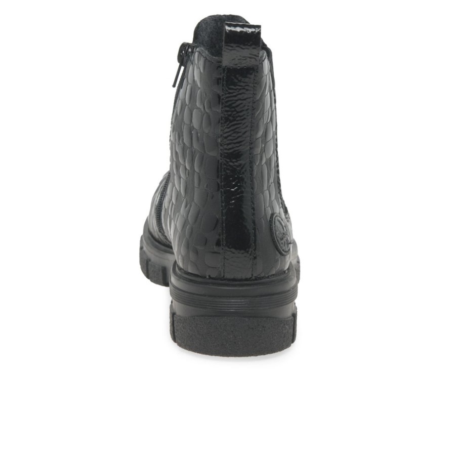 リーカー リース レディース チェルシー ブーツ ブラック