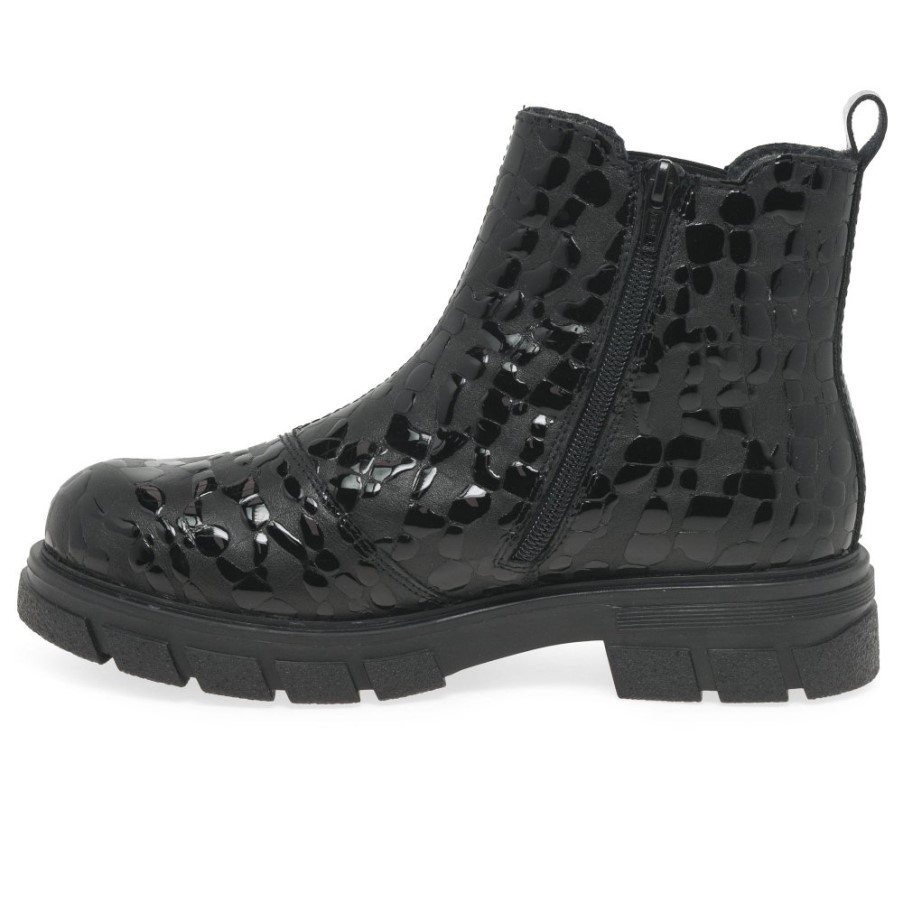 リーカー リース レディース チェルシー ブーツ ブラック