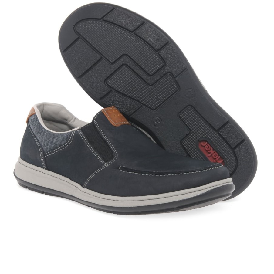 リーカーパトロスメンズカジュアルスリッポンシューズヌバック