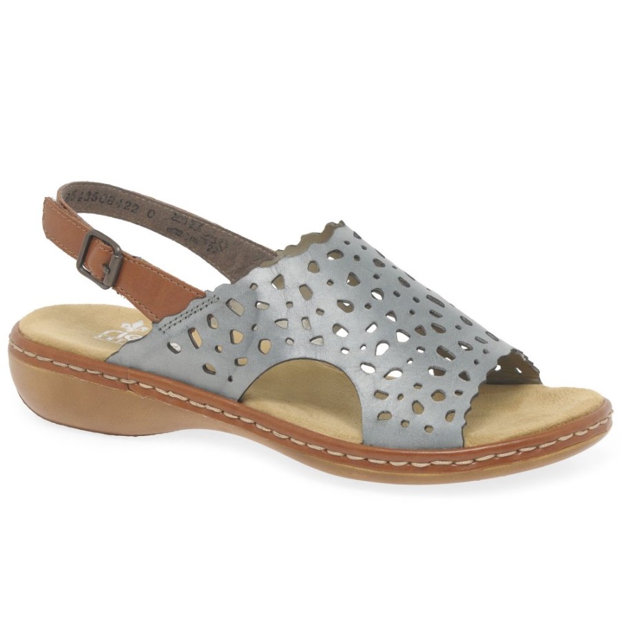 ホワイト リーカー アンドラ レディース サンダル