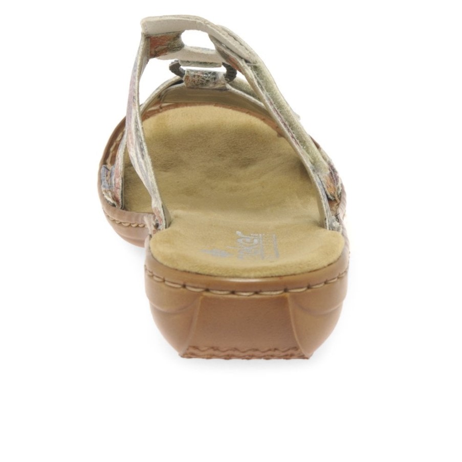 ホワイト リーカー カーニバル レディース サンダル