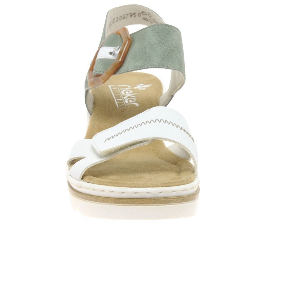 ホワイト リーカー イエナ レディース ウェッジ ヒール サンダル