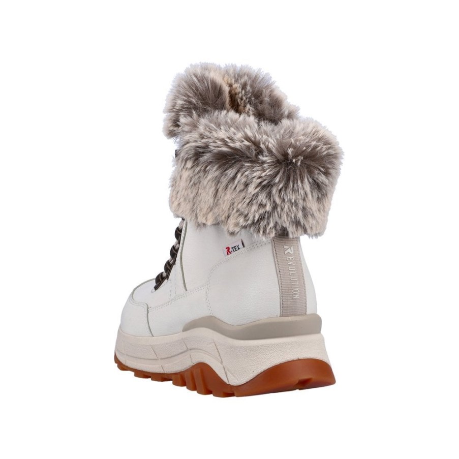 Rieker R-evolution W0063 レディース ブーツ ホワイト