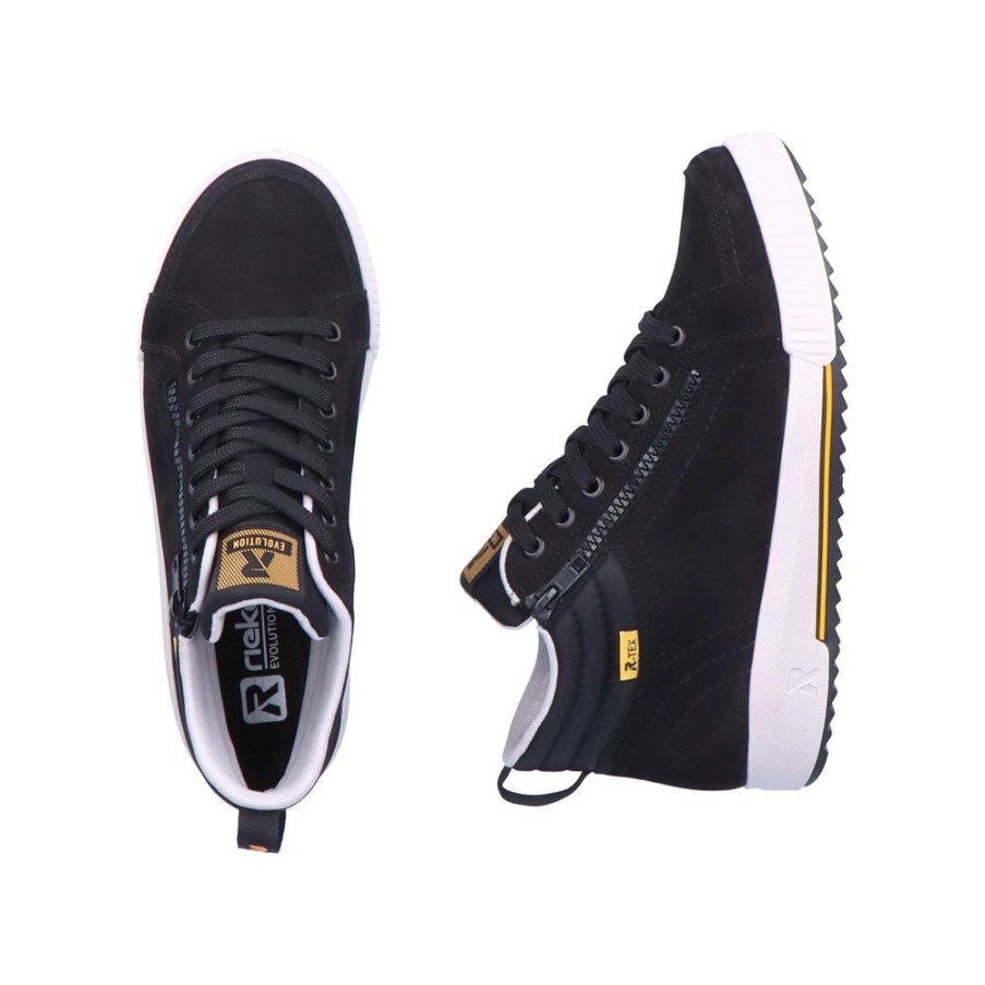 Rieker R-evolution W0100 レディース ブーツ ブラック