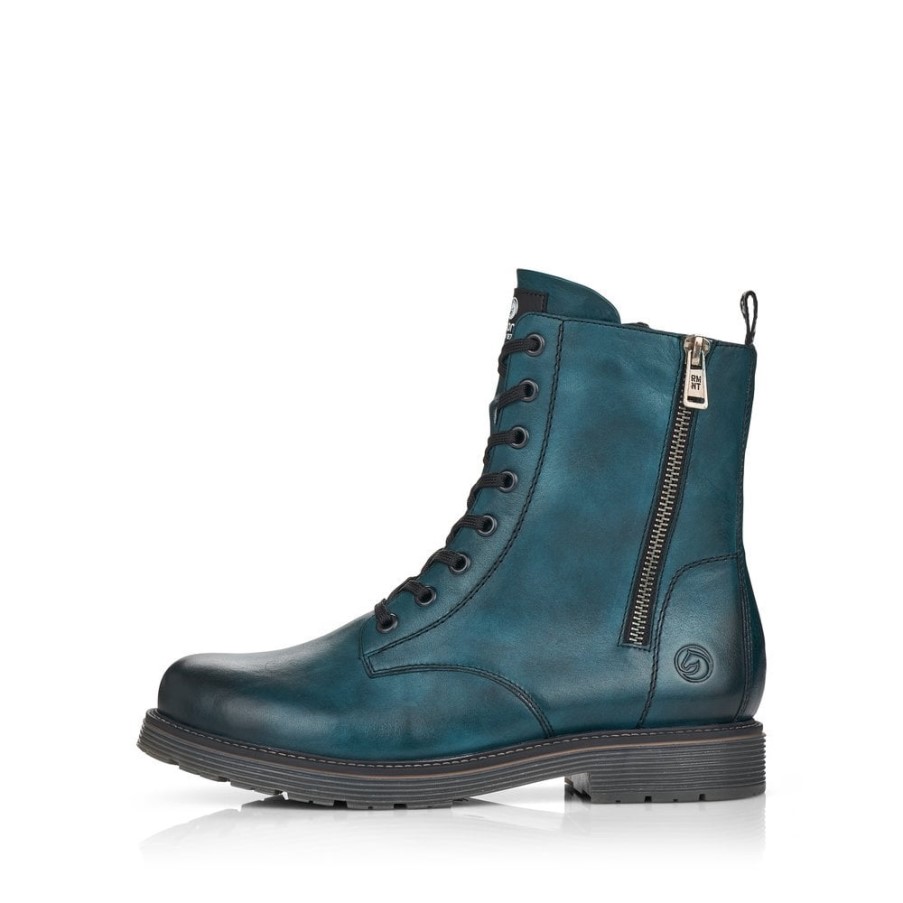 Rieker Remonte D4871 レディース ブーツ ブルー