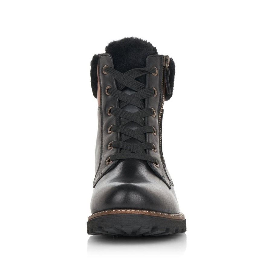 Rieker Remonte D8463 レディース ブーツ ブラック