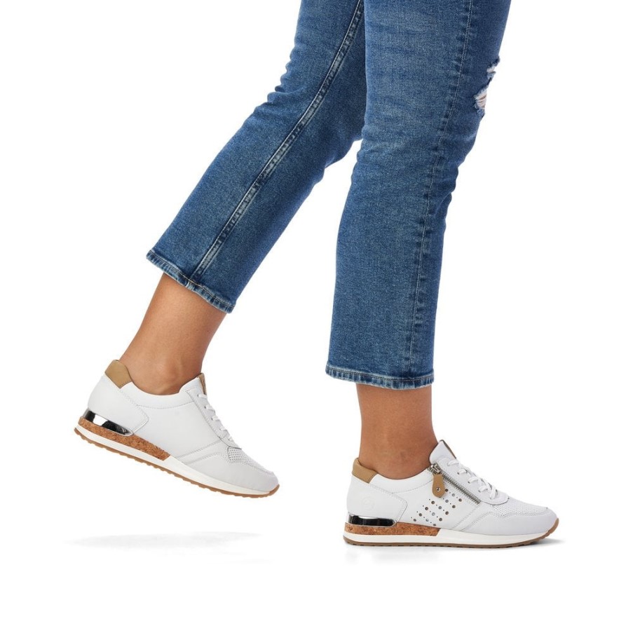 Rieker Remonte R2536 レディース シューズ ホワイト