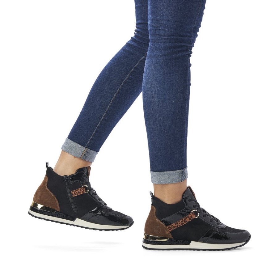 Rieker Remonte R2574 レディース ブーツ ブラック