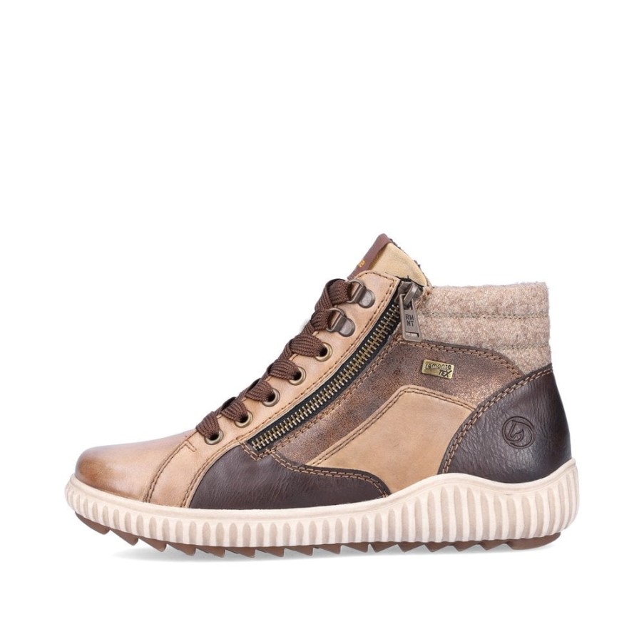 Rieker Remonte R8271 レディース ブーツ ブラウン