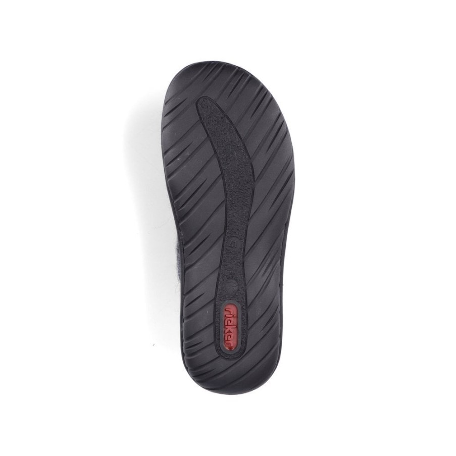 リーカー 26594 メンズ スリッパ グレー