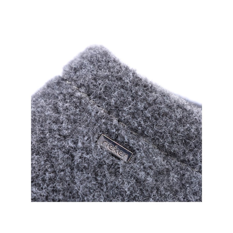 リーカー 26594 メンズ スリッパ グレー