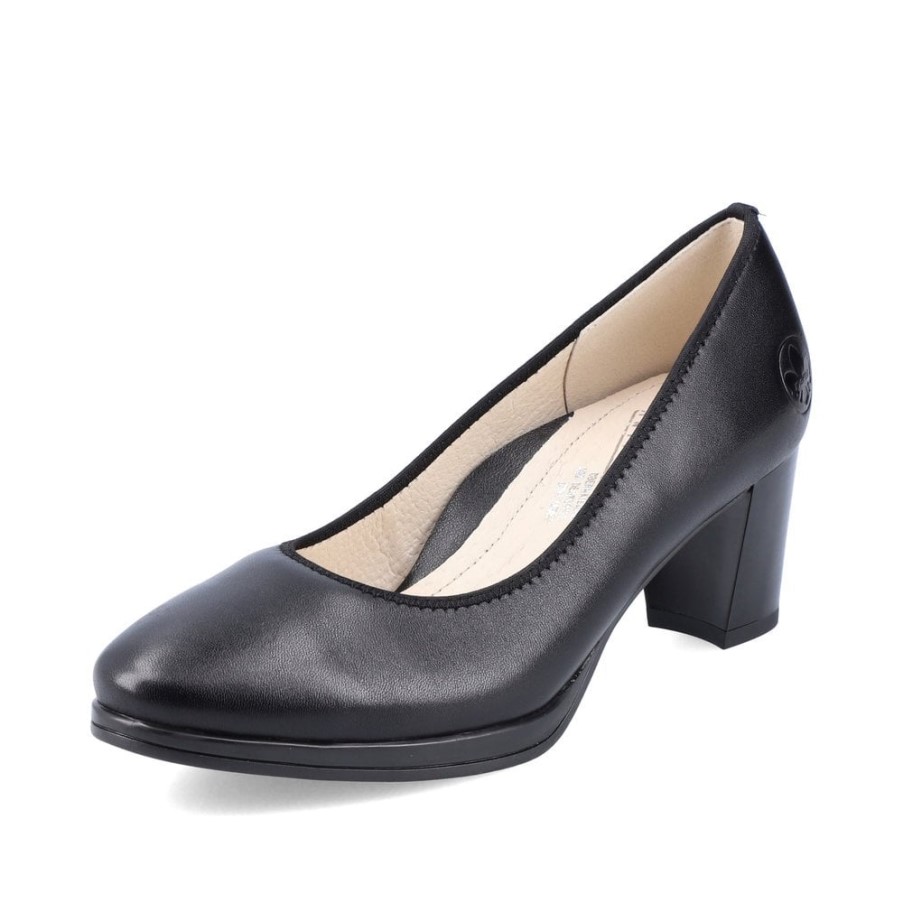 リーカー 49560 女性の黒の靴