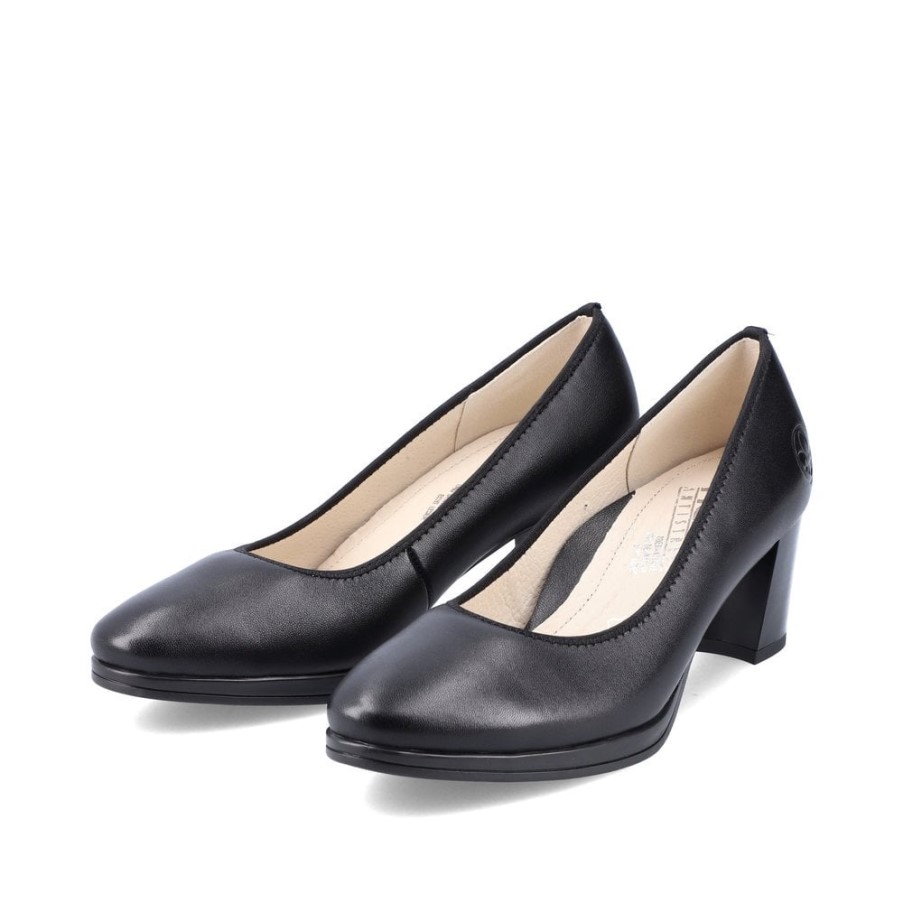 リーカー 49560 女性の黒の靴