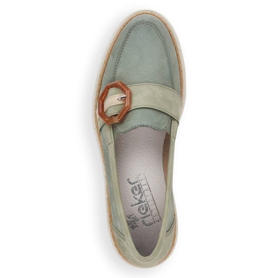 リーカー 54864 レディース シューズ グリーン